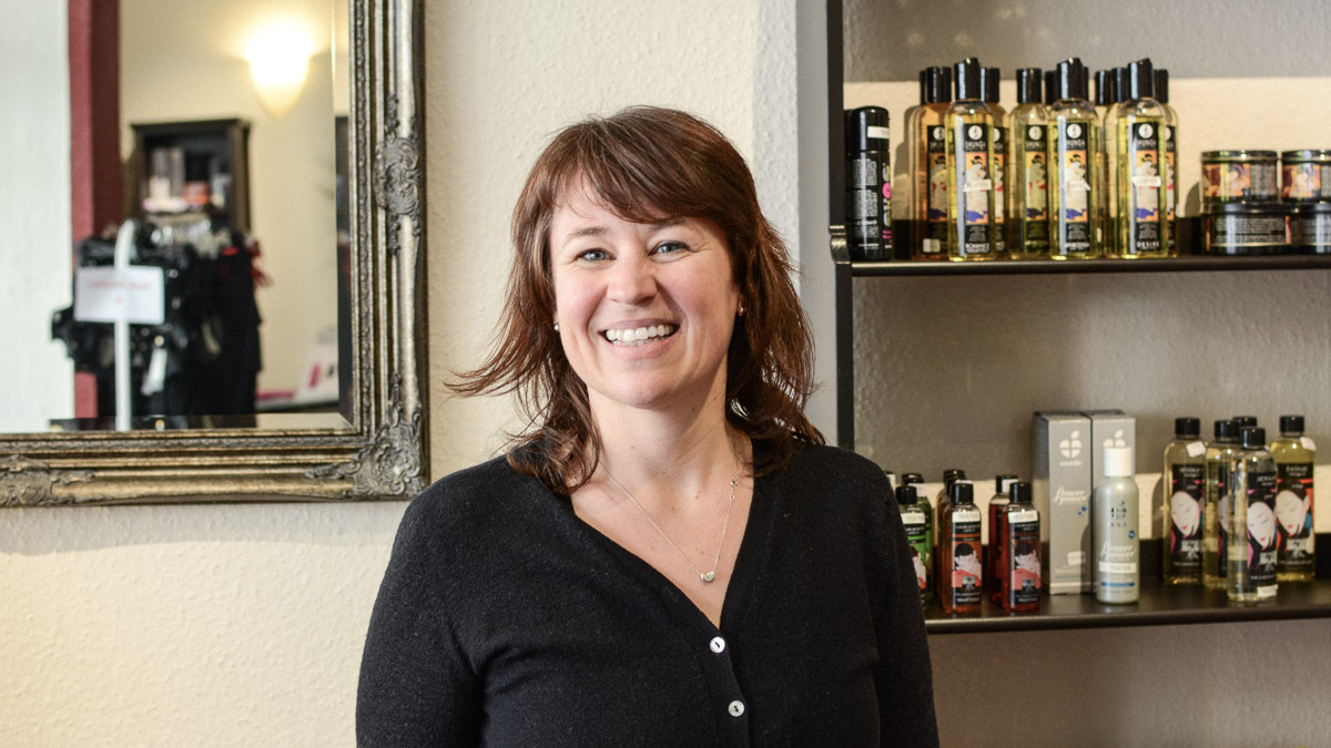 Von der Aushilfe zur Chefin: Kathy Mussäus.